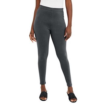 Jessica London Women's Plus Size Everyday Stretch Cotton Legging