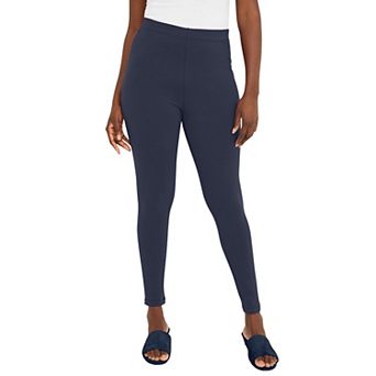 Jessica London Women's Plus Size Everyday Stretch Cotton Legging