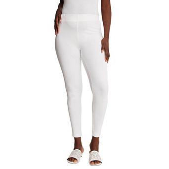 Jessica London Women's Plus Size Everyday Stretch Cotton Legging
