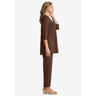Jessica London Women's Plus Size 2-Piece Stretch Knit Mega Swing Set