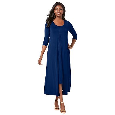 Jessica London Women s Plus Size Double Layered Dress