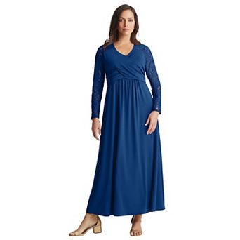 Jessica London Women's Plus Size Lace Sweetheart Dress