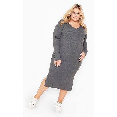 Avenue Women's Plus Size Rae Sweater Dress