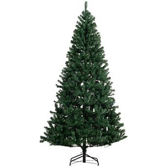 Homcom 7.5' Prelit Artificial Christmas Xmas Tree White Led 1346 Tip