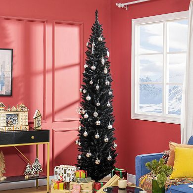 Homcom 8' Artificial Christmas Tree Holiday Home Décor, 618 Tips