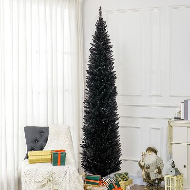 Homcom 8' Artificial Christmas Tree Holiday Home Décor, 618 Tips