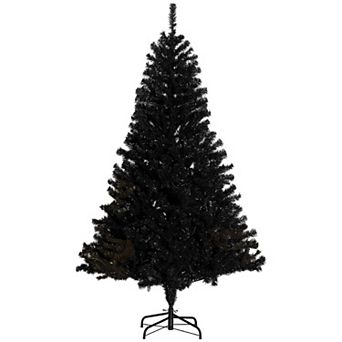Homcom 6' Prelit Artificial Christmas Xmas Tree White Led 1000 Tip