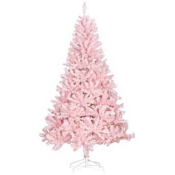 Homcom 6' Prelit Artificial Christmas Xmas Tree White Led 1000 Tip