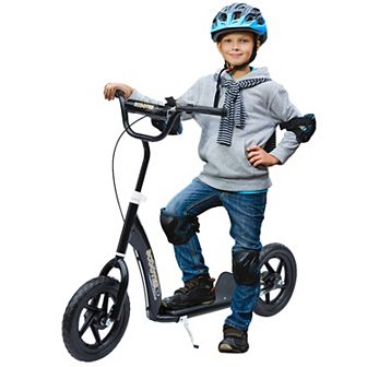 HOMCOM Kick Scooter for Kids 5-12 Years, Adjustable Height Handlebar