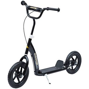 Homcom Kick Scooter For Kids 5-12 Years, Adjustable Height Handlebar