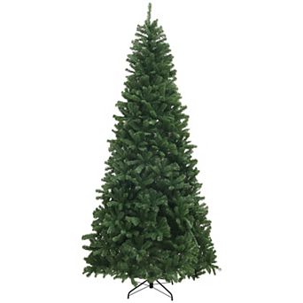Homcom 9ft Artificial Christmas Tree With Auto Open, Steel Base