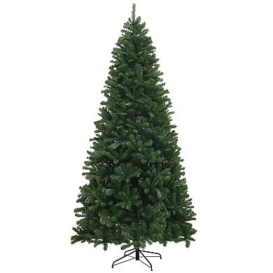 Homcom 9ft Artificial Christmas Tree With Auto Open, Steel Base