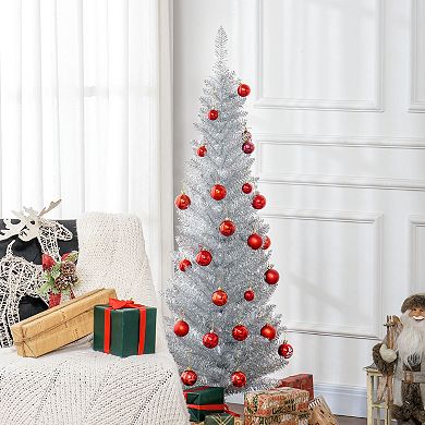 Homcom 5' Artificial Christmas Tree Holiday Home Décor, 294 Tips