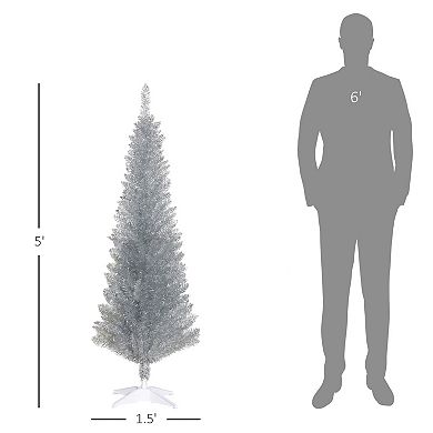 Homcom 5' Artificial Christmas Tree Holiday Home Décor, 294 Tips