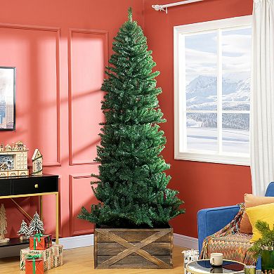 Homcom 8' Artificial Christmas Tree With 1168 Realistic Branch Tips