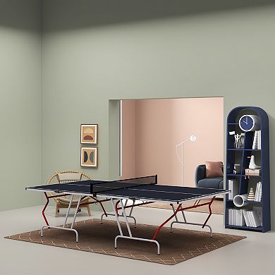 Soozier Full Size Ping Pong Table, Folding Table Tennis Table
