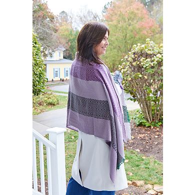 Feelgoodz Artisan Woven Hayden Acrylic Oversized Wrap Winter Scarf