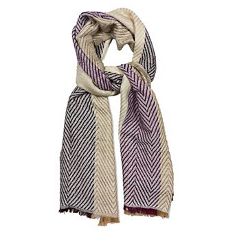 Feelgoodz Artisan Woven Hayden Acrylic Oversized Wrap Winter Scarf
