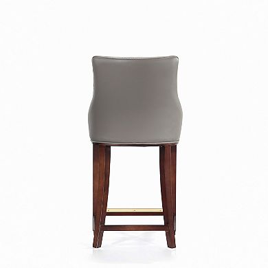 MANHATTAN COMFORT Shubert Faux Leather Upholstered Counter Stool