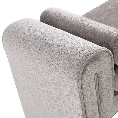 MANHATTAN COMFORT Concord Chenille Upholstered Bedroom Bench