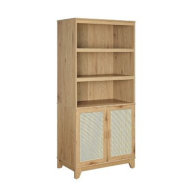 MANHATTAN COMFORT Sheridan Modern 2-pc. Bookcase Cabinet Set
