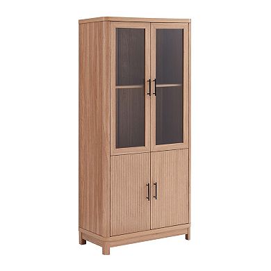 MANHATTAN COMFORT Jodie 2-pc. Mid-Century Modern Bookcase Set
