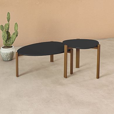 MANHATTAN COMFORT Gales Modern 2-pc. End Table & Coffee Table Set