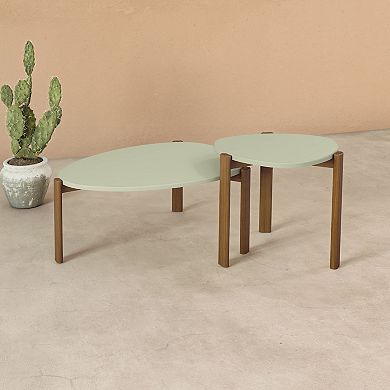 MANHATTAN COMFORT Gales Modern 2-pc. End Table & Coffee Table Set
