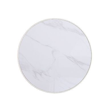 MANHATTAN COMFORT Anderson 2-pc. Faux Leather Upholstered Coffee Table & End Table Set