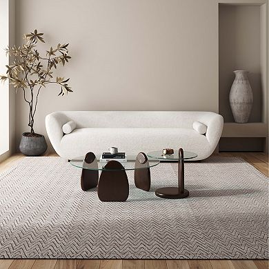 MANHATTAN COMFORT Artesia 2-pc. Coffee Table & End Table Set