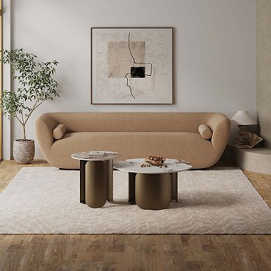MANHATTAN COMFORT Monica 2-pc. Coffee Table & End Table Set