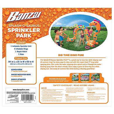 Banzai Splash-O-Saurus Sprinkler Park