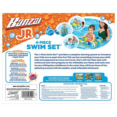 Banzai 4-pc. Swim School Set