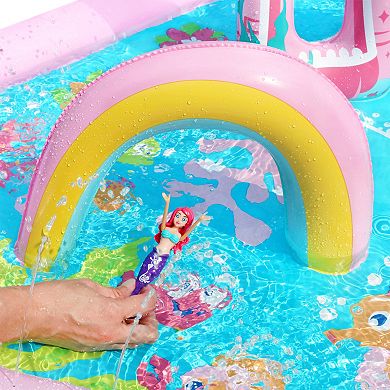 Banzai Mermaid Lagoon Splash Inflatable Water Play Center
