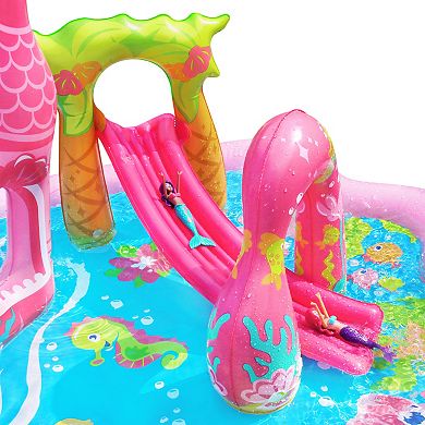 Banzai Mermaid Lagoon Splash Inflatable Water Play Center