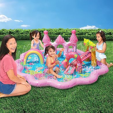 Banzai Mermaid Lagoon Splash Inflatable Water Play Center