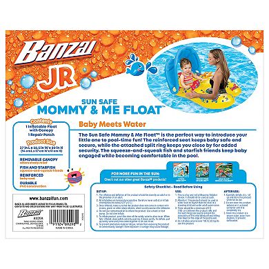 Banzai Mommy & Me Pool Float
