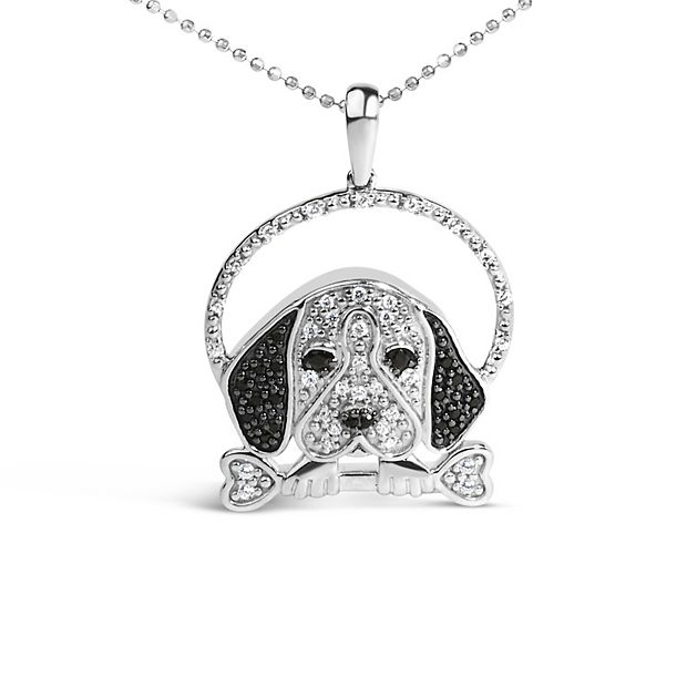 Haus of Brilliance Sterling Silver 1/4 Carat T.W. White