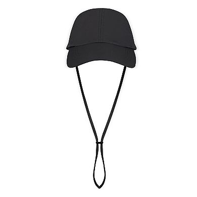 HeatEdge Men's Nylon Baseball Hat with Removable Neck Strap
