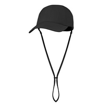 HeatEdge Men's Nylon Baseball Hat with Removable Neck Strap