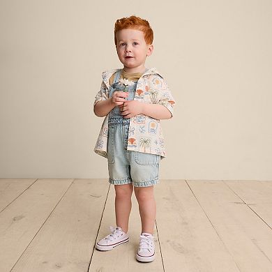 Baby & Toddler Little Co. By Lauren Conrad Organic Short Sleeve Woven Button-Up Top
