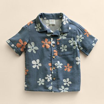 Baby & Toddler Little Co. By Lauren Conrad Organic Short Sleeve Woven Button-Up Top