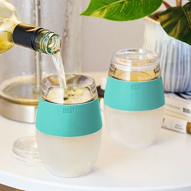 HOST Wine FREEZE Cooling Cup in Mint, Set of 2
