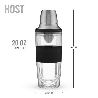 HOST Cocktail Shaker FREEZE All-In-One Barware Accessory
