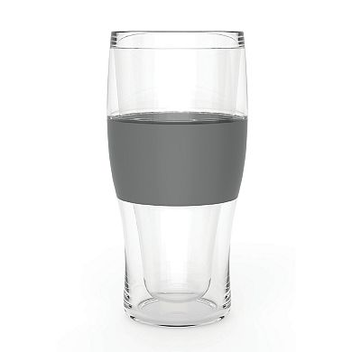 HOST Beer FREEZE Cooling Cup in Gray, Set of 2