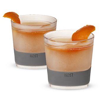 HOST Whiskey FREEZE Cooling Cup in Gray, Set of 2