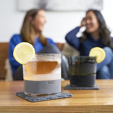 HOST Whiskey FREEZE Cooling Cup in Gray, Set of 2