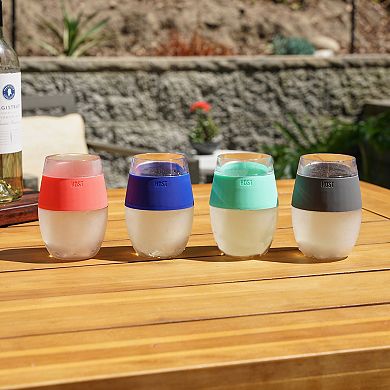 HOST Wine FREEZE Cooling Cup in Multicolor, Set of 4