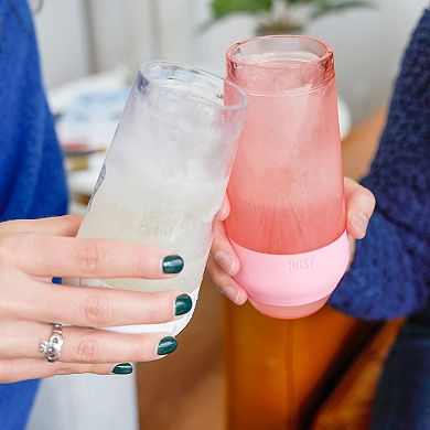 HOST Champagne FREEZE Cooling Cup in Marble, Set of 2