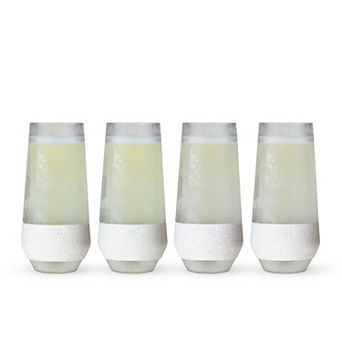 HOST Champagne FREEZE Cooling Cup in Glitter, Set of 4